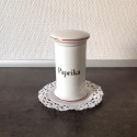 Porcelæns apoteker krydderiglas fra Bing & Grøndahl "Paprika"