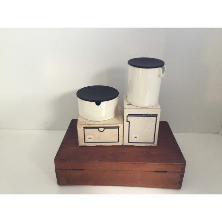 Stelton sukker og flødesæt i originale æsker Design Erik Magnussen