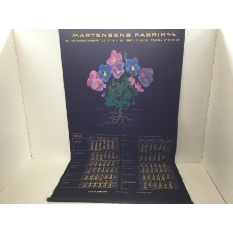Martensens Fabrik Brande årskalender 1990