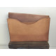 Kærnelæder  Clutch/kuverttaske