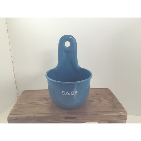 Madam blå kar/holder til sæbe fra Glud & Marstrand, i pæn stand