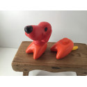 Tupperware legetøj, hund der mangler 1 led i midten