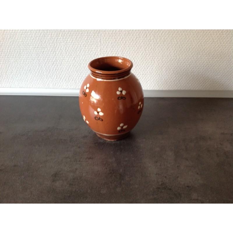 keramik vase med mønster